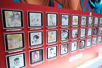 少年ジャンプ＋連載陣の色紙。