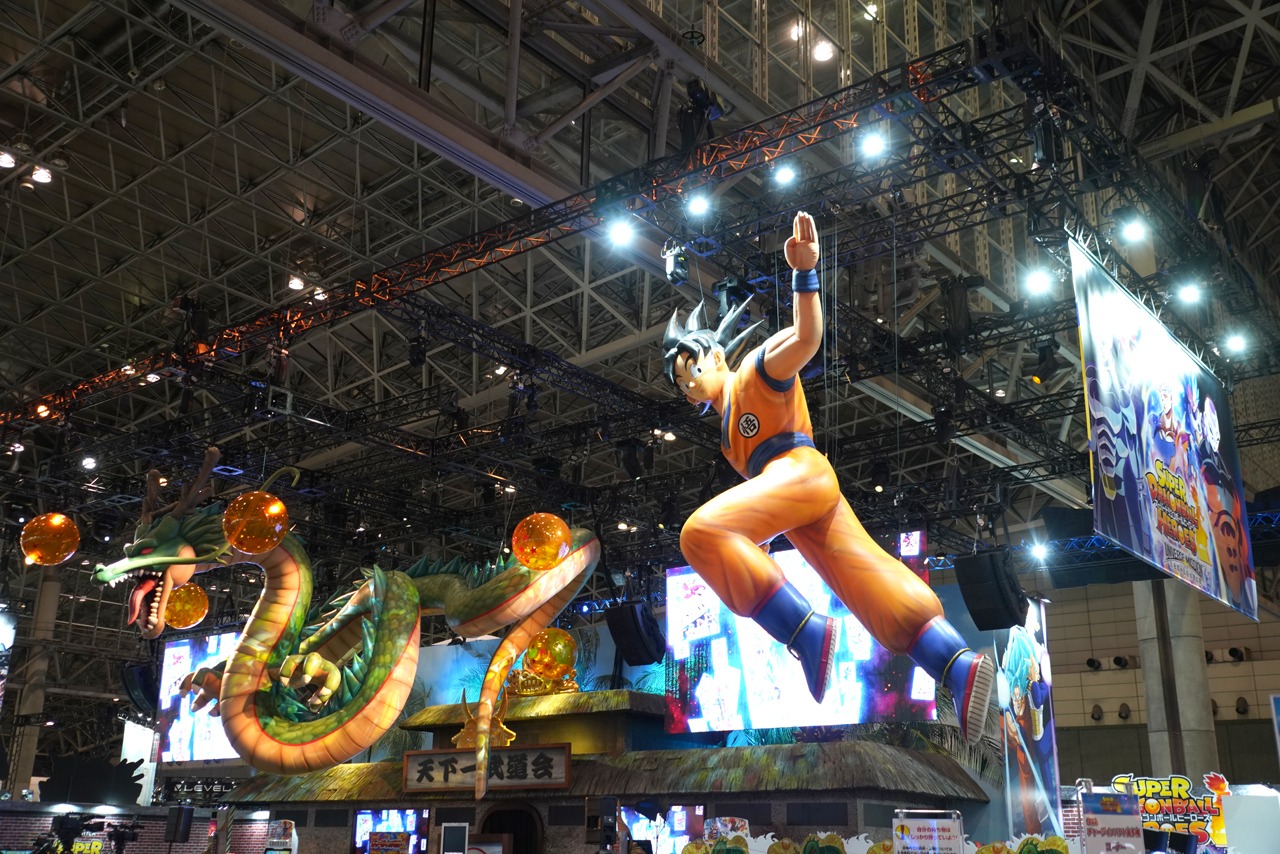 「DRAGON BALLブース」より。