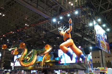 「DRAGON BALLブース」より。