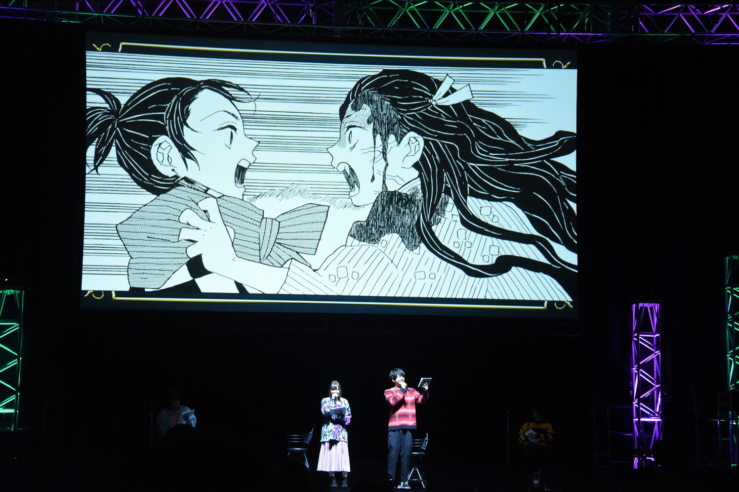 「鬼滅の刃」ステージイベントの様子。