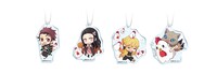 オリジナルグッズのアクリルキーホルダー（全13種）。