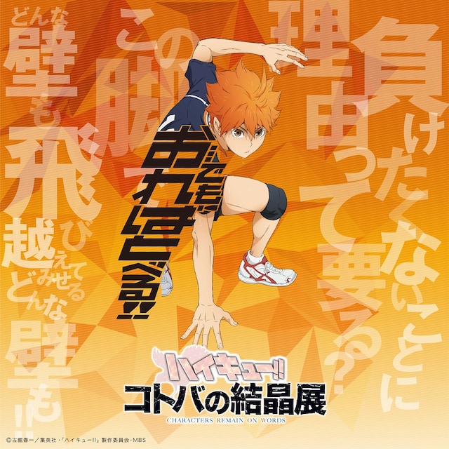 「ハイキュー!! コトバの結晶展」ビジュアル