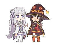 「アニメ描き下ろし氷結＆爆裂のアクリルキーホルダーぺあせっと」