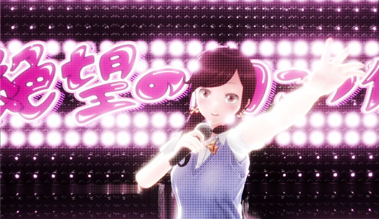 「言霊少女 the Animation -Microphone soul spinners-」オープニング映像より。