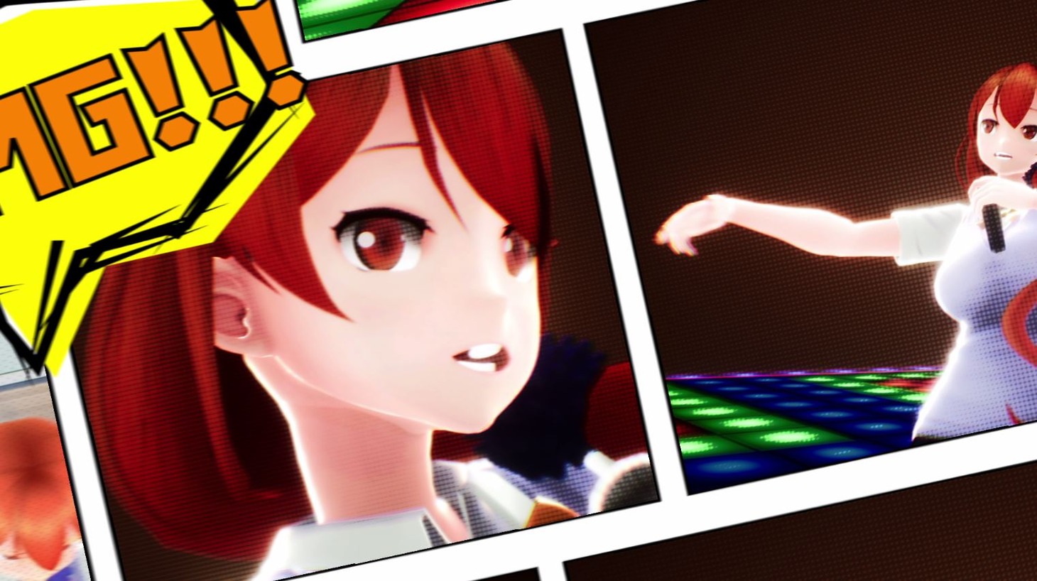 「言霊少女 the Animation -Microphone soul spinners-」オープニング映像より。