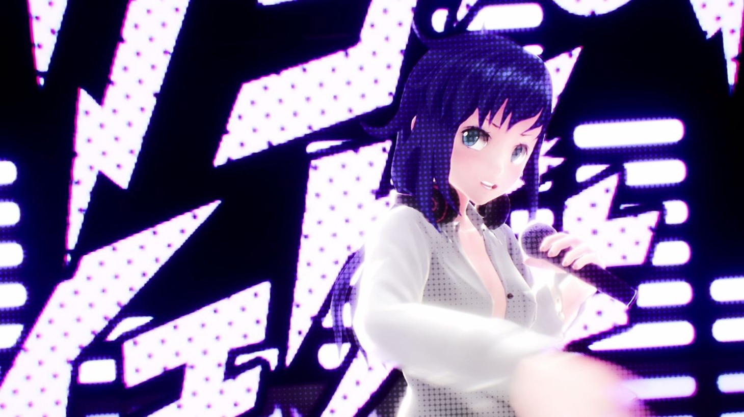 「言霊少女 the Animation -Microphone soul spinners-」オープニング映像より。