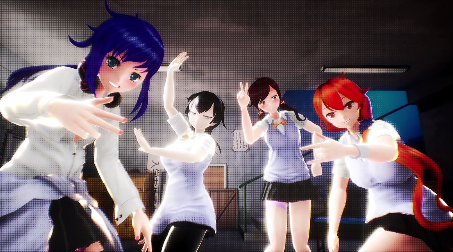 「言霊少女 the Animation -Microphone soul spinners-」オープニング映像より。