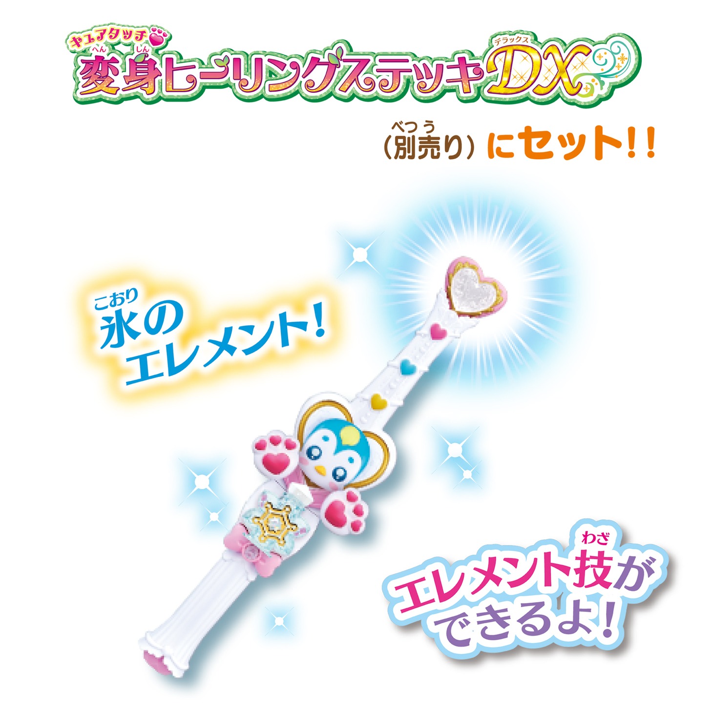 「エレメントボトル」の説明。