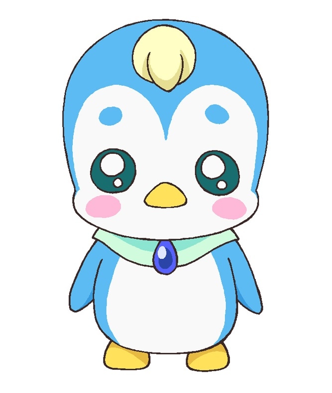 ペギタン（CV：武田華）。ペンギン型のヒーリングアニマルの男の子で、語尾に「ペエ」が付く。優秀だが内気で気が弱く、人見知り。ちゆとはお互いを支え合うパートナー同士。温泉が大好き。