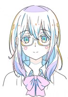 永藤（CV：上田麗奈）の設定画。