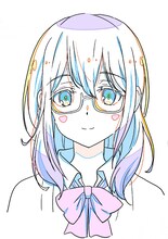 永藤（CV：上田麗奈）の設定画。