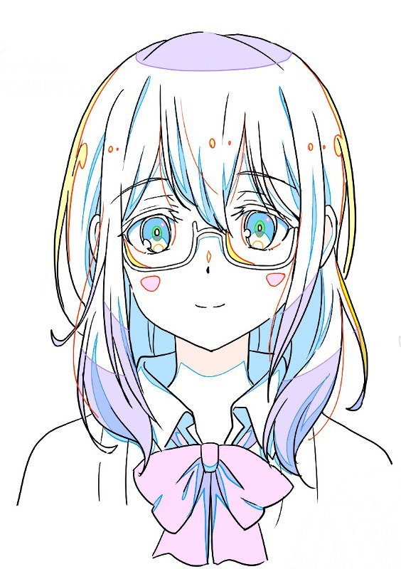 永藤（CV：上田麗奈）の設定画。