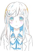 しまむら(CV:伊藤美来)の設定画。