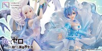 「Re:ゼロから始める異世界生活 エミリア -Crystal Dress Ver- 」と「Re:ゼロから始める異世界生活 レム -Crystal Dress Ver-」。
