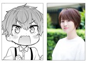 幼少期の有栖川璃久、花守ゆみり。