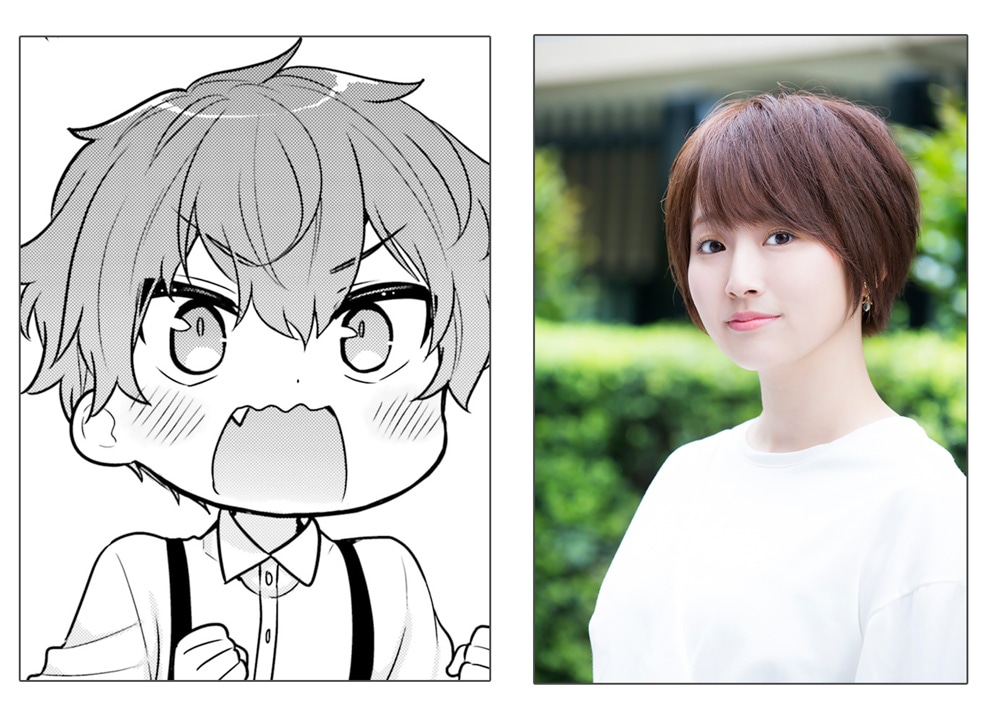 幼少期の有栖川璃久、花守ゆみり。