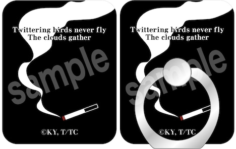 「アニメイト限定スマホホルダー付きムビチケ前売券」に付属するスマホホルダーのデザイン。