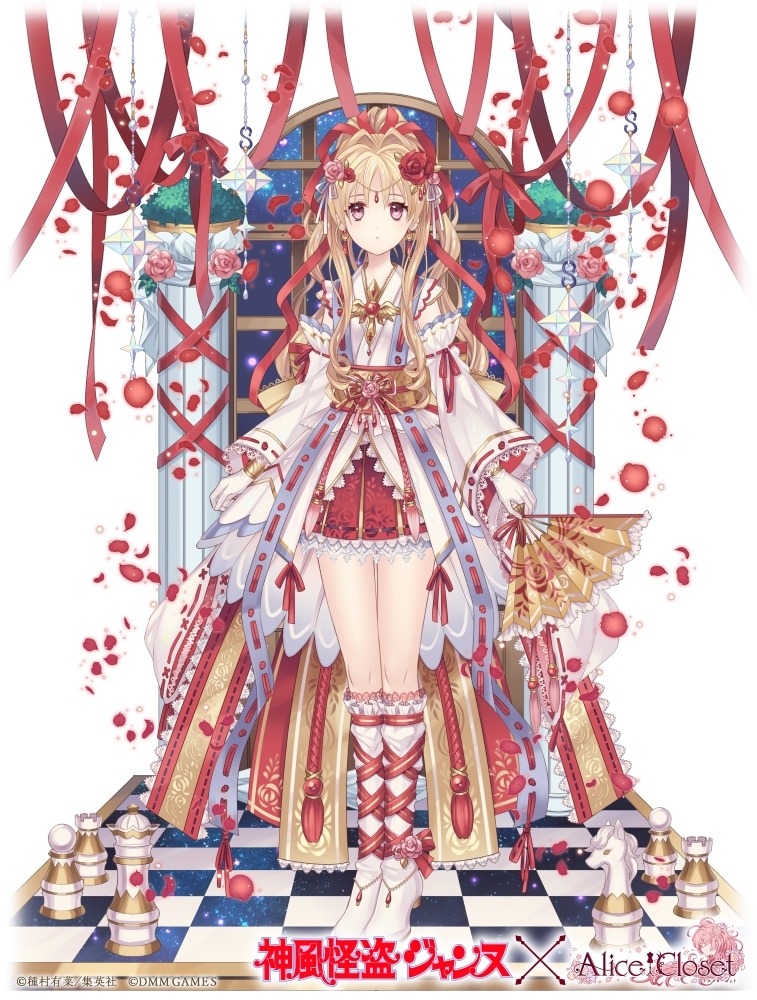 「神風怪盗ジャンヌ」とのコラボコーデ「チェックメイトジャンヌ」。