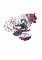 「紫たまねぎと浮かぶTシャツ」に用いられているイラスト。