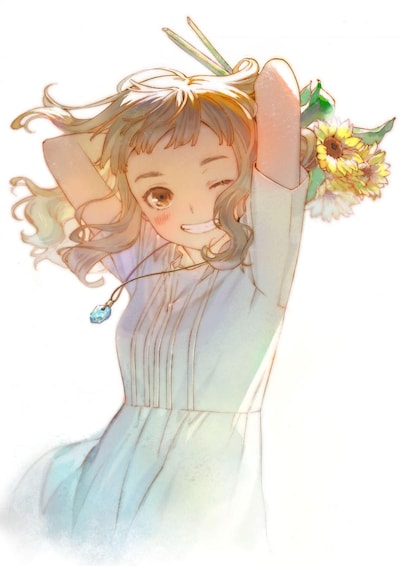 絵本奈央によるアニメ映画「ジョゼと虎と魚たち」描き下ろしイラスト。 (c)2020 Seiko Tanabe/ KADOKAWA/ Josee Project