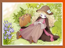 「名探偵 耕子は憂鬱」の扉ページに使用されたイラスト。(c)鈴木ジュリエッタ／白泉社