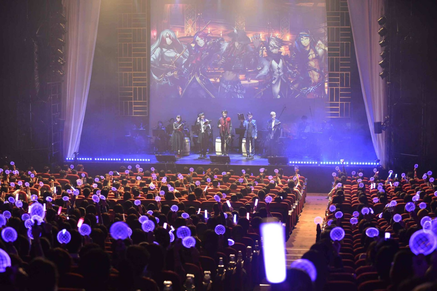 「メギド72 THE CONCERT ～新年の宴～ presented by ファミ通」の様子。