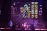 公演の様子。スクリーンに映っているのがシトリー。