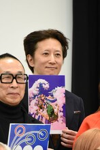 左から佐藤卓、荒木飛呂彦。