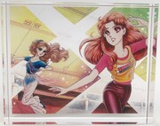 「ガラスの仮面　アクリルオーナメント 躍動する2人」