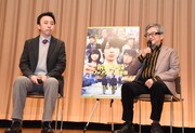 左から企画・プロデューサーの佐治幸宏氏、永井豪。
