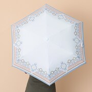 アメリカモデルの折り畳み傘の使用イメージ。