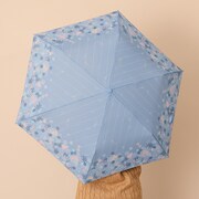 イタリアモデルの折り畳み傘の使用イメージ。