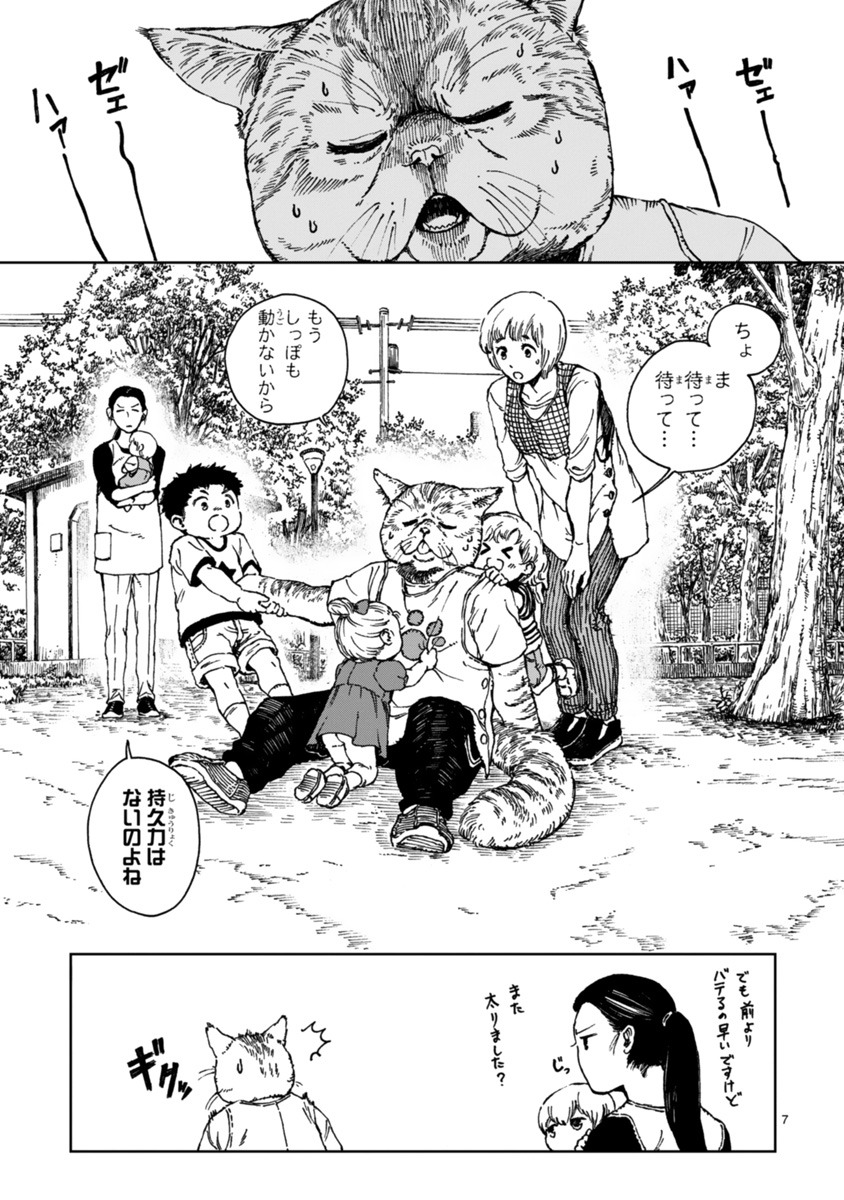 「保育猫のいなり先生」より。