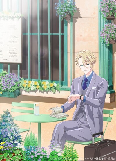 TVアニメ「宝石商リチャード氏の謎鑑定」の“プロローグビジュアル Side リチャード”。