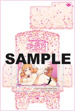 付録のmashaの描き下ろし名刺ケース。