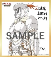 3週目来場者特典の色紙風ミニカード。