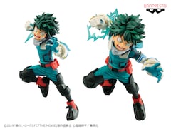 劇場版「ヒロアカ」出久とナインのプライズフィギュア、手のひらサイズ 