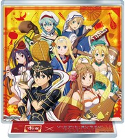 期間中にすき家の池袋サンシャイン前店および堺筋恵美須町店で販売されるアクリルスタンド。