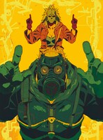 「ドロヘドロ Blu-ray BOX 上巻 初回生産限定版」岸友洋描き下ろしデジパックジャケット・表面。