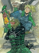 「ドロヘドロ Blu-ray BOX 上巻 初回生産限定版」林田球描き下ろしのボックスジャケット・表面。