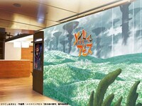 「劇場版『メイドインアビス 深き魂の黎明』カフェ＆ギャラリー ～コラボカフェ 黎明卿 隠されたボンドルドの拠点～」のイメージ。