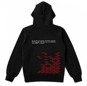 「機動警察パトレイバー30周年突破記念展～30th HEADGEAR EXHIBITION featuring EARLY DAYS─PATLABOR THE MOVIE～in 東京 ACT.2」で販売される「BABELパーカー」。