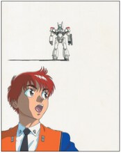 「機動警察パトレイバー30周年突破記念展～30th HEADGEAR EXHIBITION featuring EARLY DAYS─PATLABOR THE MOVIE～in 東京 ACT.2」に展示されるゆうきまさみの作品。