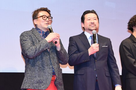 左から福田雄一、佐藤二朗。