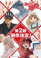 TVアニメ「はたらく細胞」第2期制作決定ビジュアル。