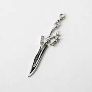 「フェイト・T・ハラオウン モデル ボディバッグ」に取り付けられている「バルディッシュ・ホーネット『ブリッツセイバー』」再現パーツ。