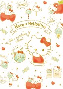描き下ろしデザインの「ハロ×ハローキティ」。