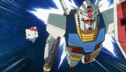 「ガンダムvsハローキティ」プロジェクトのPV最終話「愛・戦士」より。