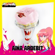 「アイナのコットンキャンディパフェ▼」（※▼はハートマーク）