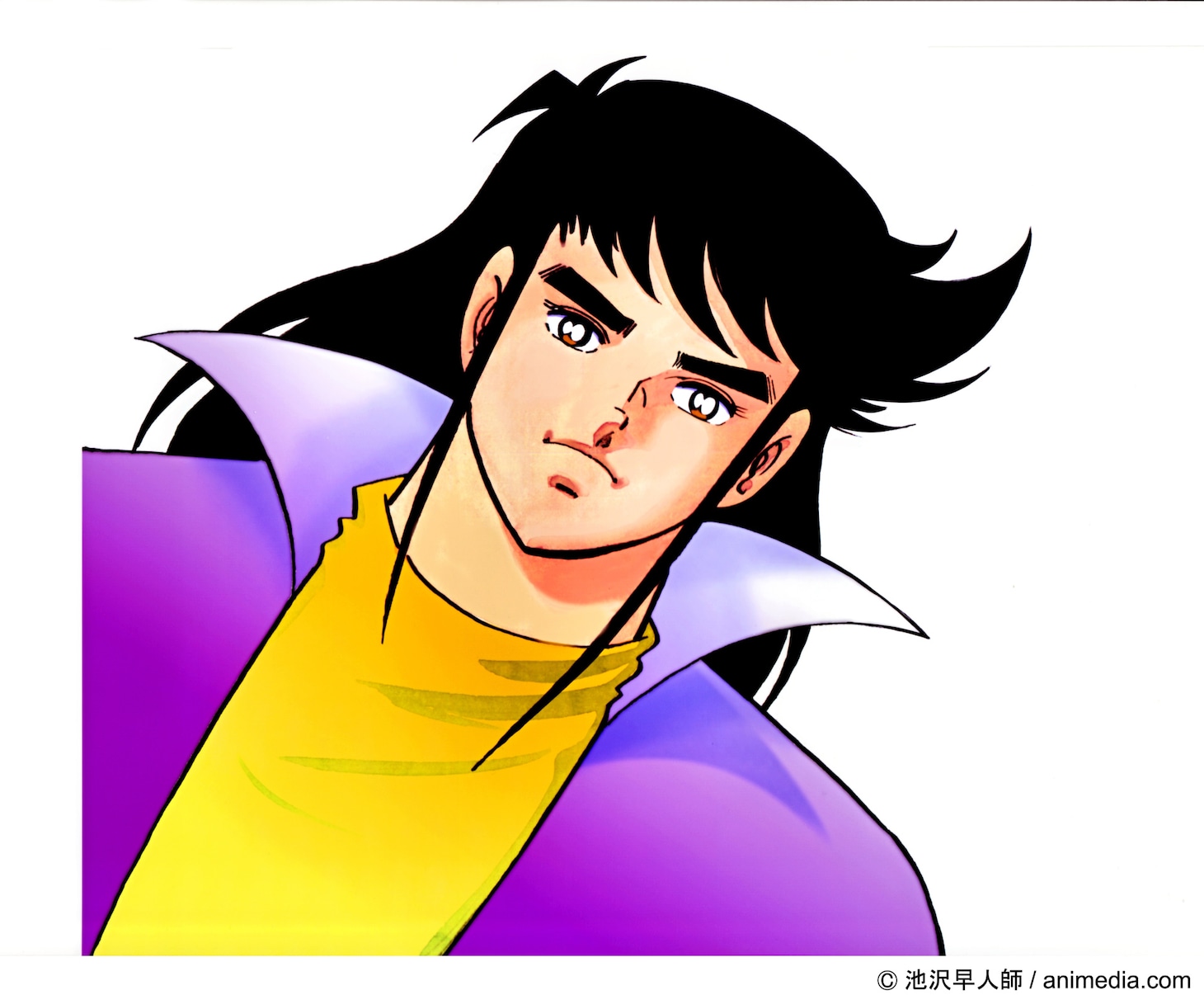 「サーキットの狼」より風吹裕矢のカット。